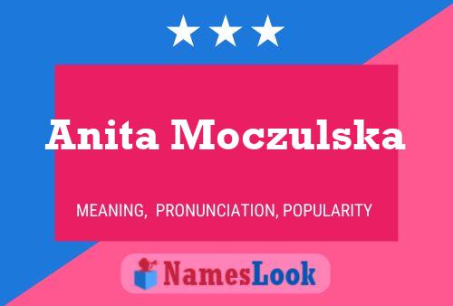 Anita Moczulska Namensposter