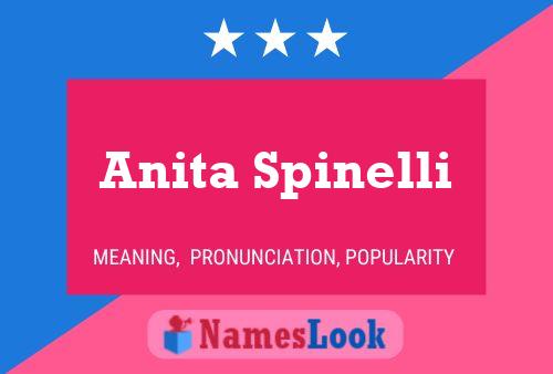 Anita Spinelli Namensposter