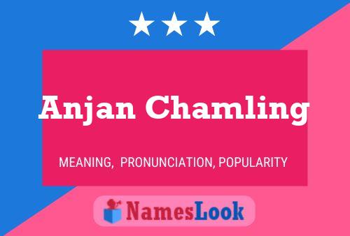 Anjan Chamling Namensposter