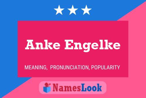 Anke Engelke Namensposter