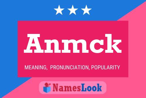 Anmck Namensposter