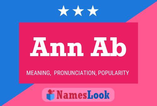 Ann Ab Namensposter