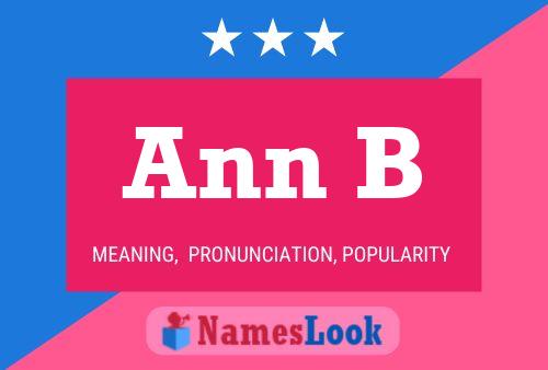 Ann B Namensposter