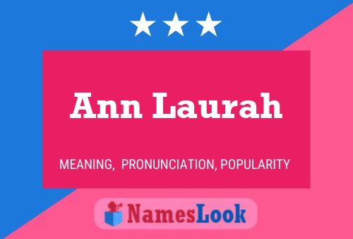 Ann Laurah Namensposter