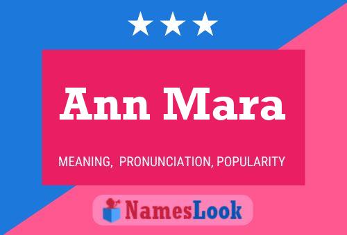 Ann Mara Namensposter