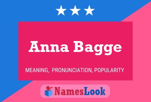 Anna Bagge Namensposter