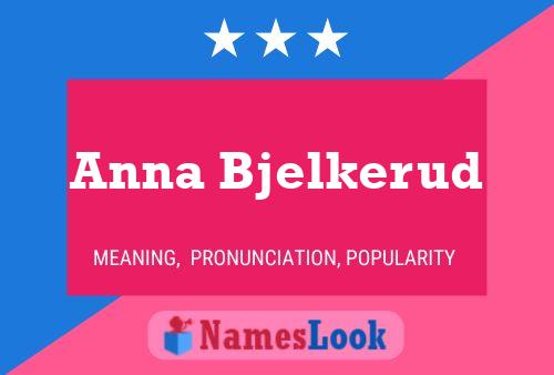 Anna Bjelkerud Namensposter