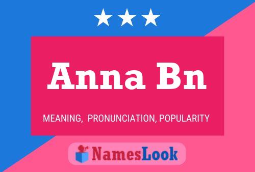 Anna Bn Namensposter