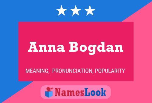 Anna Bogdan Namensposter