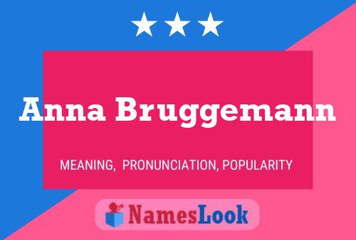 Anna Bruggemann Namensposter