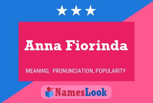 Anna Fiorinda Namensposter