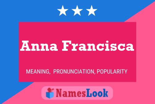 Anna Francisca Namensposter