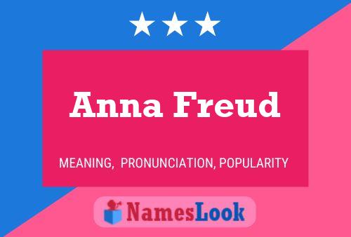 Anna Freud Namensposter