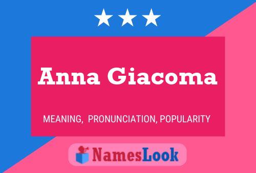 Anna Giacoma Namensposter