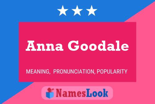 Anna Goodale Namensposter