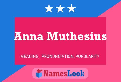 Anna Muthesius Namensposter