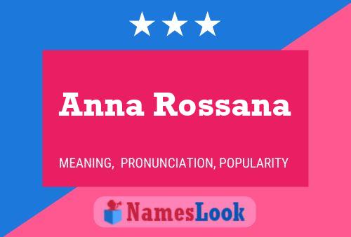 Anna Rossana Namensposter