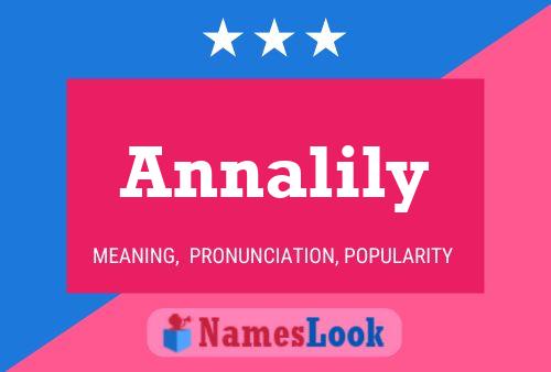 Annalily Namensposter