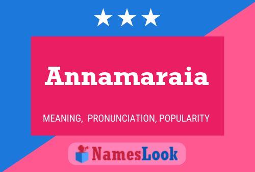 Annamaraia Namensposter