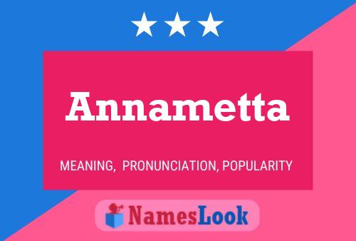 Annametta Namensposter