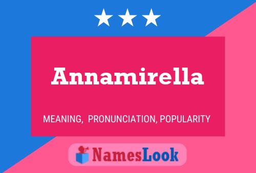 Annamirella Namensposter