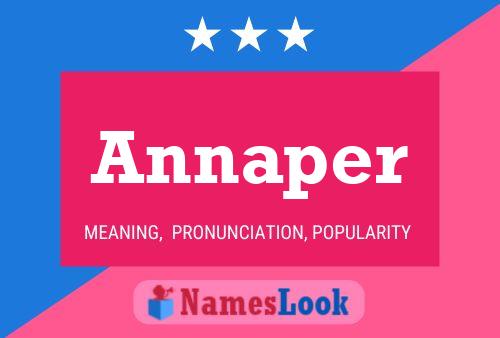 Annaper Namensposter