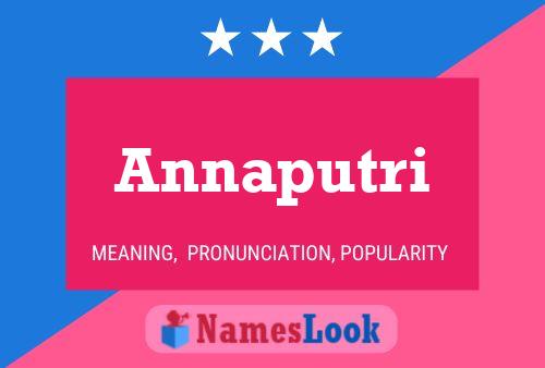 Annaputri Namensposter