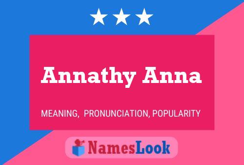 Annathy Anna Namensposter