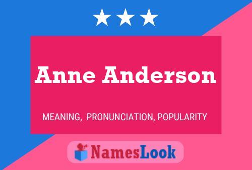 Anne Anderson Namensposter