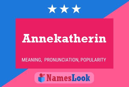 Annekatherin Namensposter