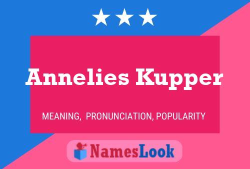 Annelies Kupper Namensposter