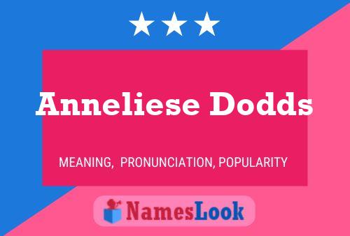 Anneliese Dodds Namensposter