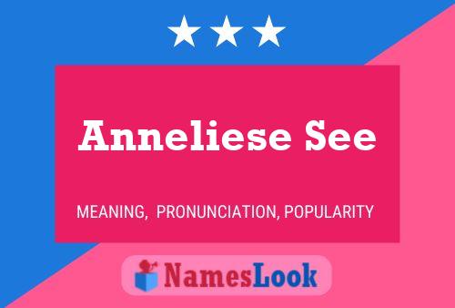 Anneliese See Namensposter