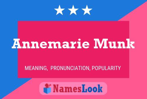 Annemarie Munk Namensposter