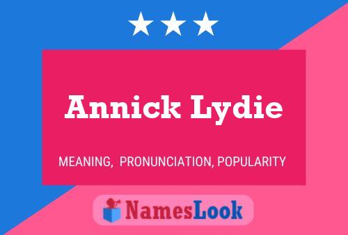 Annick Lydie Namensposter