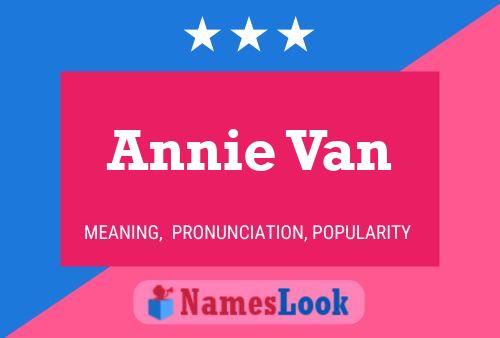 Annie Van Namensposter