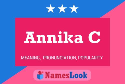 Annika C Namensposter