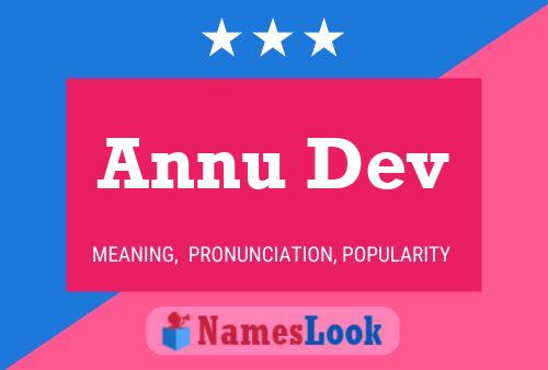 Annu Dev Namensposter