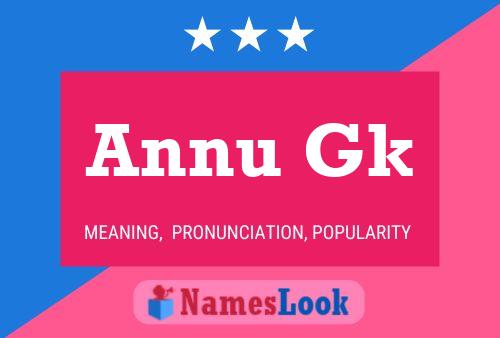 Annu Gk Namensposter