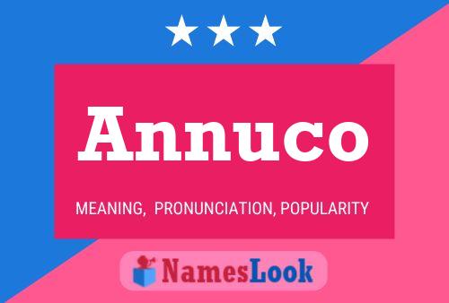 Annuco Namensposter