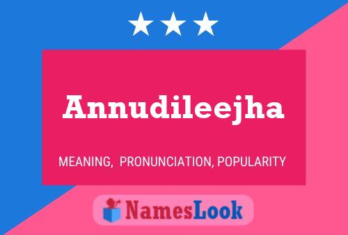 Annudileejha Namensposter