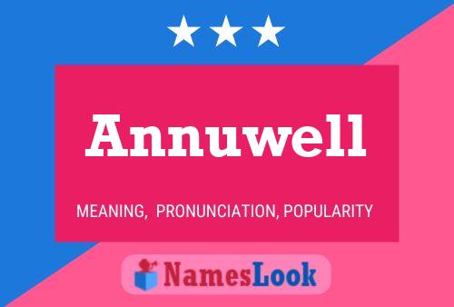 Annuwell Namensposter