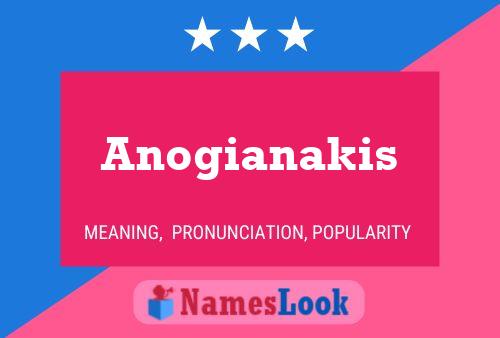 Anogianakis Namensposter