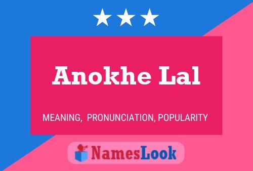 Anokhe Lal Namensposter