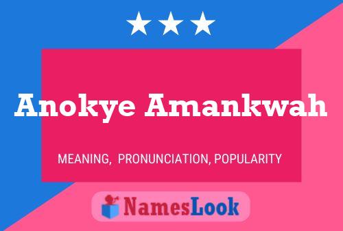 Anokye Amankwah Namensposter