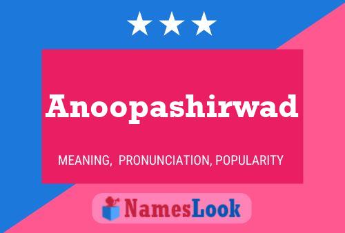 Anoopashirwad Namensposter