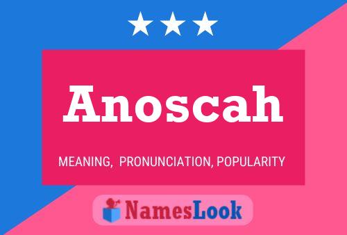 Anoscah Namensposter