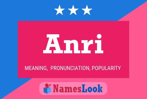 Anri Namensposter