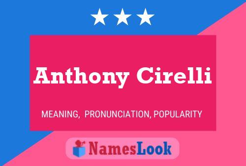 Anthony Cirelli Namensposter