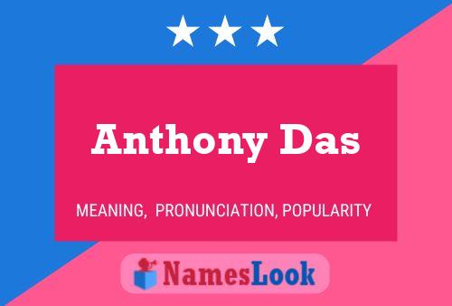 Anthony Das Namensposter